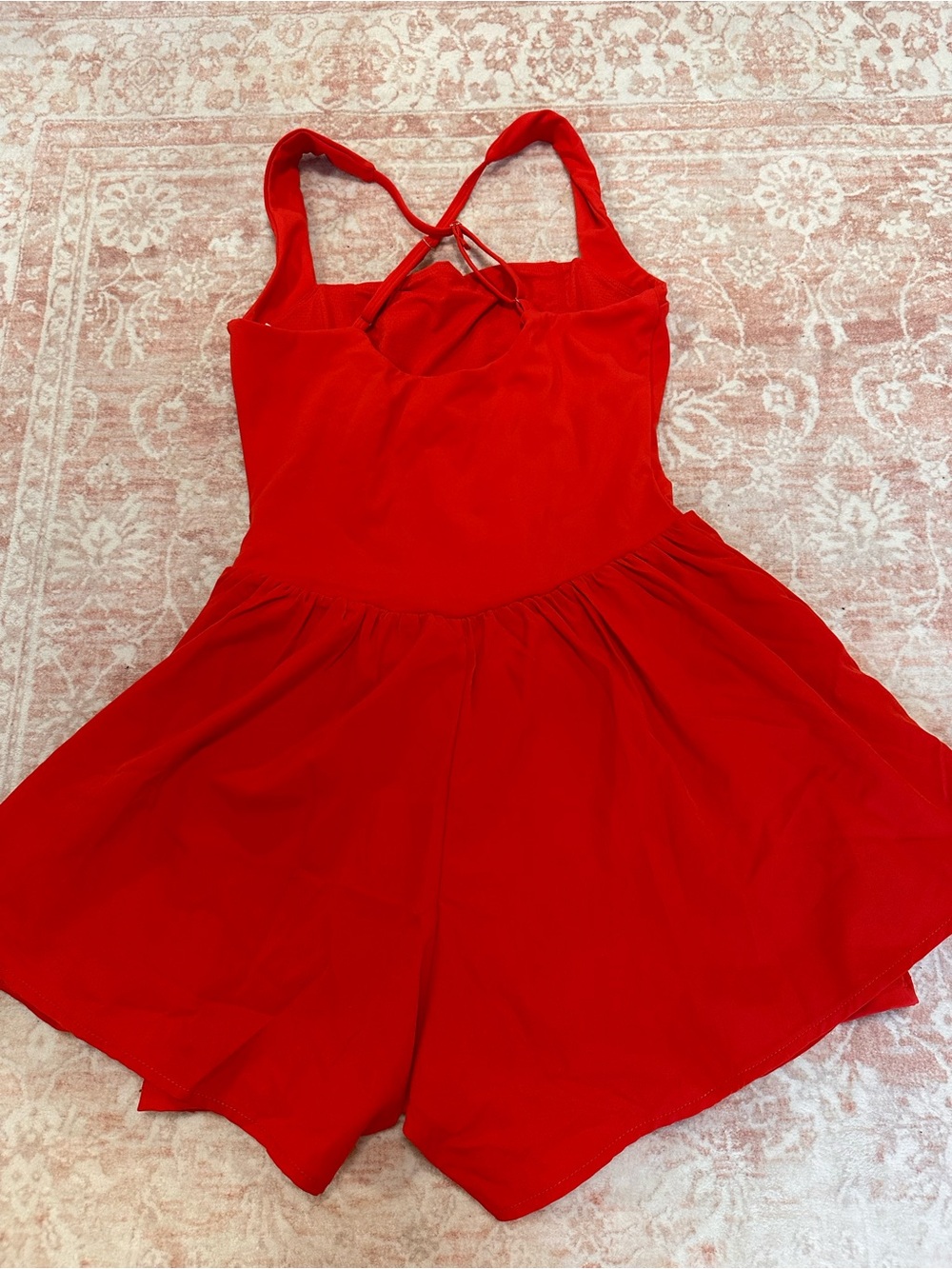 NWT ❤️ Active Red Romper One Piece Jumpsuit - Picture 13 of 14